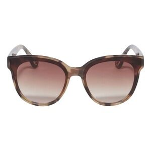 Lele Sadoughi Brooklyn Tortoise Oversize Sunglasses